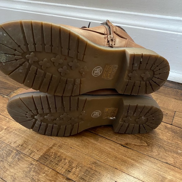 Caramel fashion ankle boots - Picture 4 of 5